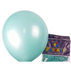 Кульки круглі Pelikuk 13“ (33 см) перламутр бірюзовий 50шт/уп 1350C-221 Кульки круглі Pelikuk 13“ (33 см) перламутр бірюзовий 50шт/уп 1350C-221