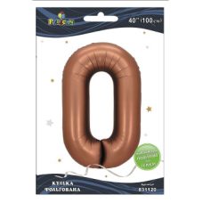 Шарик фольгированный цифра “0“ коричневая 40“(100см) Pelican Коричневый Pelican (831120) Шарик фольгированный цифра “0“ коричневая 40“(100см) Pelican Коричневый Pelican (831120)