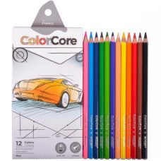 Олівці кольорові 12 кольорів “MARCO“ ColorCore Hex 3100-12CB