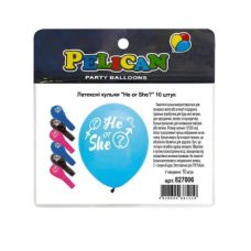 Шарики латексные 12“ (30см) “He or She?“ 10шт Pelican 827006 Шарики латексные 12“ (30см) “He or She?“ 10шт Pelican 827006