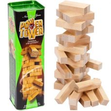 Настільна гра “POWER TOWER“ 56 елементів Дженґа Вега Jenga РТ-01 Настільна гра “POWER TOWER“ 56 елементів Дженґа Вега Jenga РТ-01