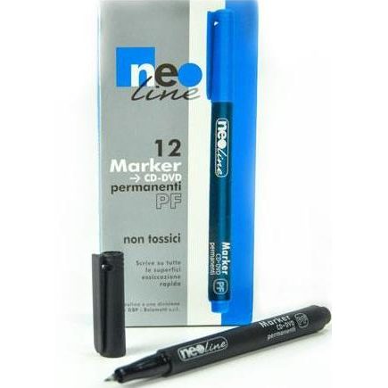 Маркер CD\DVD Permanent, чорний NeoLine 5479 Маркер CD\DVD Permanent, чорний NeoLine 5479