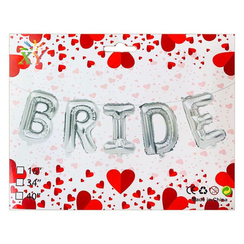 Набор из 5 шариков, BRIDE 34 “СЕРЕБРО 837252