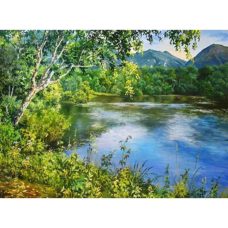Картина за номерами “Река“ 40*50 см, фарби-акрил, кисть — 3 шт 6468EOTG_B