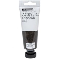 Краска акриловая “Art Ranger“ Acrylic 128 “Metallic black“ 75мл