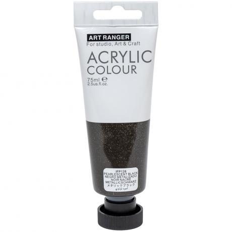 Краска акриловая «Art Ranger» Acrylic 128 «Metallic black» 75мл Краска акриловая “Art Ranger“ Acrylic 128 “Metallic black“ 75мл