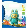 Зошит 12 аркушів у лінійку «Labubu» Зошит 12 аркушів у лінійку “Labubu“