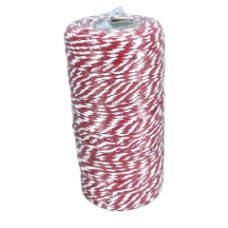 Мотузка червоно-біла 2 ммх100 м декоративна D06001 -red white Мотузка червоно-біла 2 ммх100 м декоративна D06001 -red white