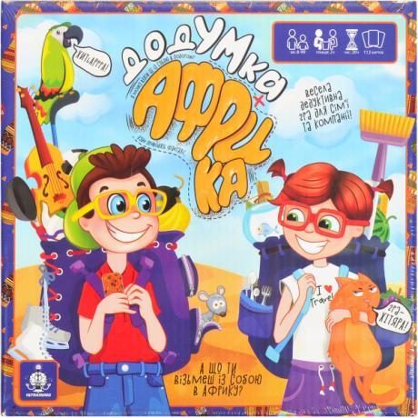 Настільна гра «ДоДумка Африка» УКР Настільна гра «ДоДумка Африка» УКР