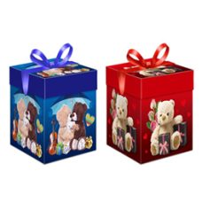 Подарочная коробочка-бокс разборная, 15x15x15см, 12шт/уп, Unison, DV-2135 S