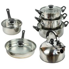 Набір посуду 12 предметів із нержавіючої сталі COOKWARE SET 898-2