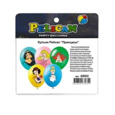 Кульки 12“ (30см) “Принцеси“ 10 шт Pelican 828522