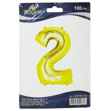 Цифра фольгированная Pelican, “2“ золото 100см 831012 Цифра фольгированная Pelican, “2“ золото 100см 831012