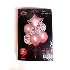 Набор из 7 шариков, розове золото Розовый Unison 836825-1gold pink Набор из 7 шариков, розове золото Розовый Unison 836825-1gold pink