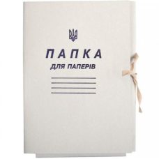 Папка для паперів картонна на зав“язках