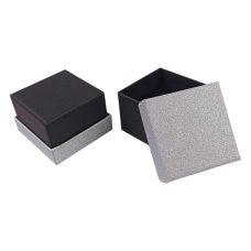 Подарункова коробка ювелірна 5 х 5 3,5см срібло J00633 silver