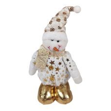 Іграшка м“яка 35см “Сніговик“ золото 94102 Snowman