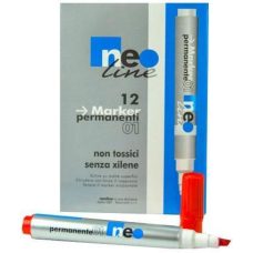 Маркер клиновидный Permanent, красный NeoLine 5477 Маркер клиновидный Permanent, красный NeoLine 5477