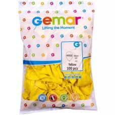 Кульки 10 пастель “Жовтий“ “GEMAR“ G90/02 Кульки 10 пастель “Жовтий“ “GEMAR“ G90/02