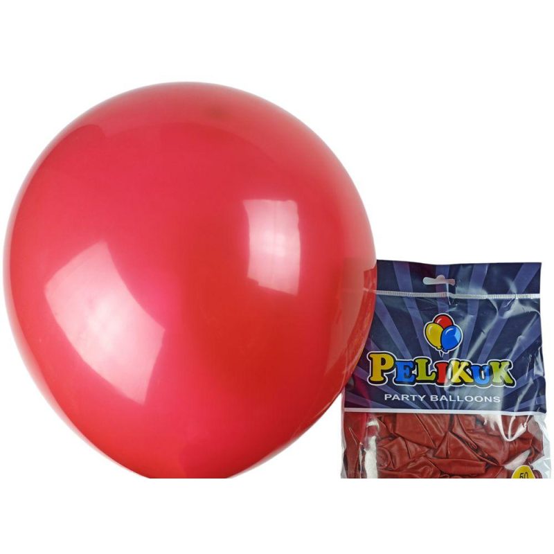 Кульки круглі Pelikuk 13“ (33 см) теракотовий пастель 50шт/уп 1350C-126
