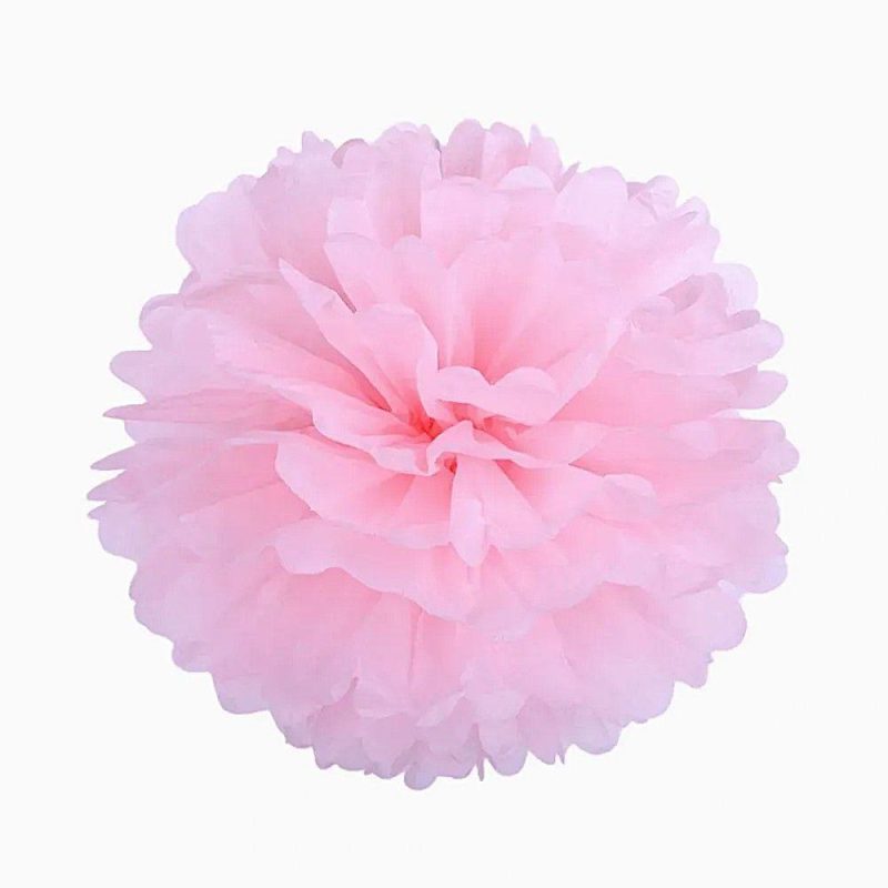Помпоны декоративные бумажные 25см Розовые (0815-22 Pink) Помпоны декоративные бумажные 25см Розовые (0815-22 Pink)