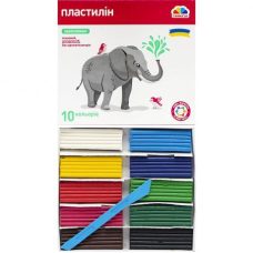 Пластилін 10 кольорів Гамма “Захоплення“ 160 гр Пластилін 10 кольорів Гамма “Захоплення“ 160 гр