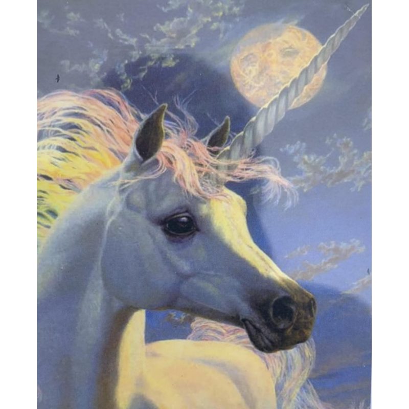 Картина по номерам 30*40см “Единорог“ OPP (холст на раме краски, кисти ) 1262EKTL_O Картина по номерам 30*40см “Единорог“ OPP (холст на раме краски, кисти ) 1262EKTL_O