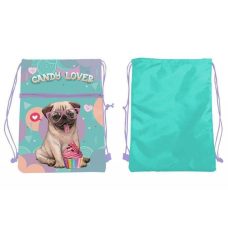 Сумка-мішок для взуття та одягу для дівчинки KIDIS “Dogs“ 41*31,5см 14069 Сумка для змінного взуття, зміни Сумка-мішок для взуття та одягу для дівчинки KIDIS “Dogs“ 41*31,5см 14069 Сумка для змінного взуття, зміни