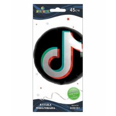 Кулька фольгована Pelican, TikTok, 45см, 835151 Кулька фольгована Pelican, TikTok, 45см, 835151
