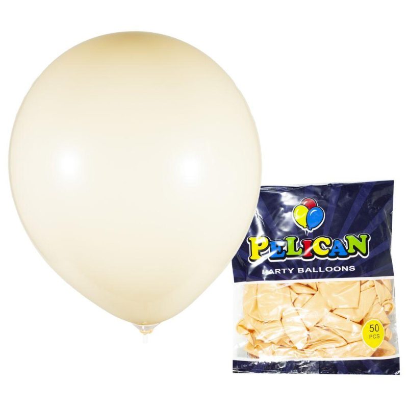 Шарики воздушные Pelican 12“ (30 см) розовый макарун нежный 50 шт/уп 1250-935