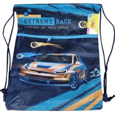 Сумка-мешок для обуви и одежды для мальчика KIDIS “Extreme race“ 41*31,5см 14073 сменной обуви, сменки