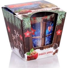 Свічка ароматизована Bartek Candles Charming Christmas Baked Apple 8 см 40006 Baked Apple
