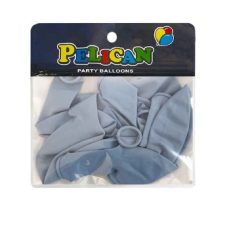 Кульки 10“ (26см) макарун сірий світлий, 10 шт/пач Сірий Pelican 811213 Кульки 10“ (26см) макарун сірий світлий, 10 шт/пач Сірий Pelican 811213