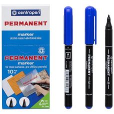 Перманентний маркер “Centropen“ синій (1 мм) тонкий центропен на спиртовій основі Перманентний маркер “Centropen“ синій (1 мм) тонкий центропен на спиртовій основі