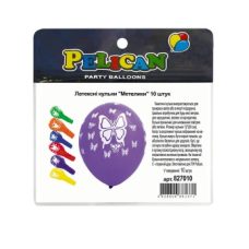 Шарики латексные 12“ (30см) “Бабочки“ 10шт Pelican 827010 Шарики латексные 12“ (30см) “Бабочки“ 10шт Pelican 827010