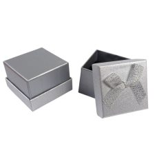 Подарункова коробка ювелірна 5 х 5 3,5см срібло J00319 silver
