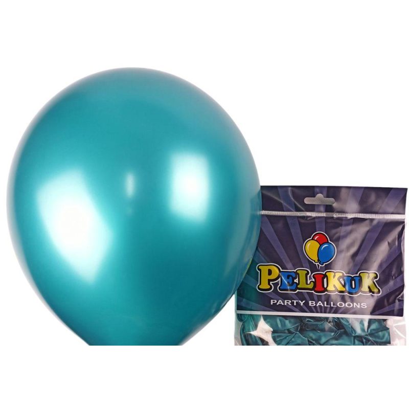 Кульки круглі Pelikuk 13“ (33 см) перламутр пляшковий 50шт/уп 1350C-222