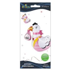 Кулька фольгована Pelican, Baby Shower дівчинка, 72см, 835716 Кулька фольгована Pelican, Baby Shower дівчинка, 72см, 835716