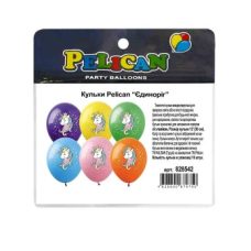 Кульки 12“ (30см) “Єдиноріг“ 10шт Pelican 828542