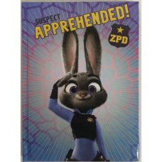 Блокнот для нотаток А6, тверда обкладинка, 48 листів офсет, клітинка, “ZooToPia“ “Джуді Хопс“ 20(шт), Ц724007У