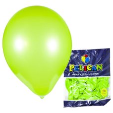 Шарики воздушные Pelican 10“ (26 см) перламутр салатовый 50шт/уп 1050-740 Шарики воздушные Pelican 10“ (26 см) перламутр салатовый 50шт/уп 1050-740