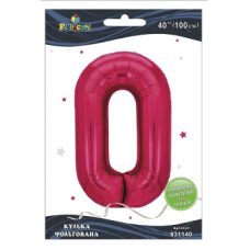 Шарик фольгированный цифра “0“ фуксия 40“(100см) Pelican Розовый Pelican (831140) Шарик фольгированный цифра “0“ фуксия 40“(100см) Pelican Розовый Pelican (831140)