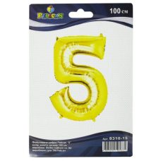 Цифра фольгированная Pelican, “5“ золото 100см 831015 Цифра фольгированная Pelican, “5“ золото 100см 831015