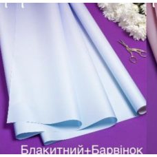 Перламутрова плівка Pastel Diamont silk Gradient, 60см х 7м Блакитний Unison PPG-12