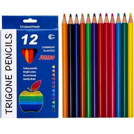Олівець 12 кольорів JAMBO CR765-12 Luminoso elastico «С» Олівець 12 кольорів JAMBO CR765-12 Luminoso elastico “С“
