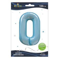 Шарик цифра фольгированная Pelican “0“ ГОЛУБНАЯ 100см 831080 Шарик цифра фольгированная Pelican “0“ ГОЛУБНАЯ 100см 831080