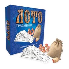Настольная игра Strateg Лото Традиционное с деревянными бочонками на украинском языке 30315 Настольная игра Strateg Лото Традиционное с деревянными бочонками на украинском языке 30315