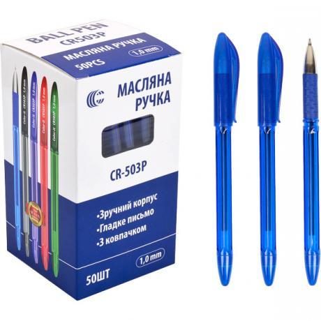 Ручка масляна СR503Р «С» тонована синя Ручка масляна СR503Р “С“ тонована синя