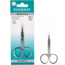 Манікюрні ножиці “Zingko Manicure“ сталь, вигнуті 9 см