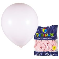 Кульки Pelican 10“ (26 см), макарун рожевий-2, 50 шт/пач, 811932 Рожевий Pelican (811932/1050-932)